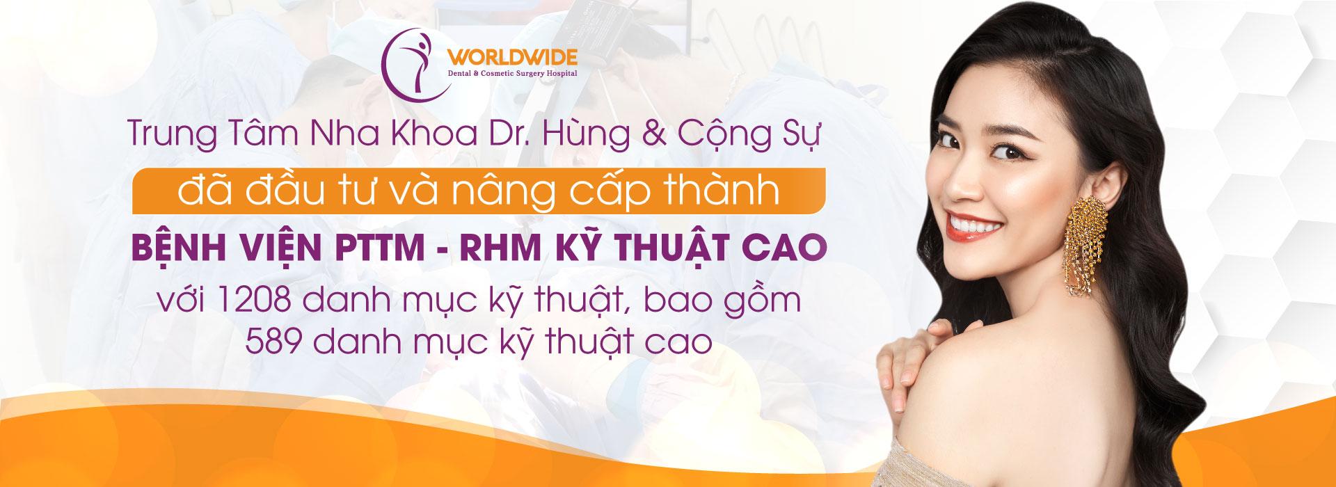 Bệnh viện răng hàm mặt, phẫu thuật thẩm mỹ Worldwide