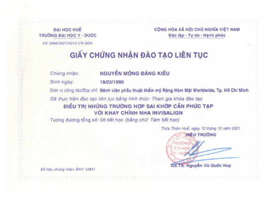 Bác sĩ Nguyễn Mộng Đăng Kiều