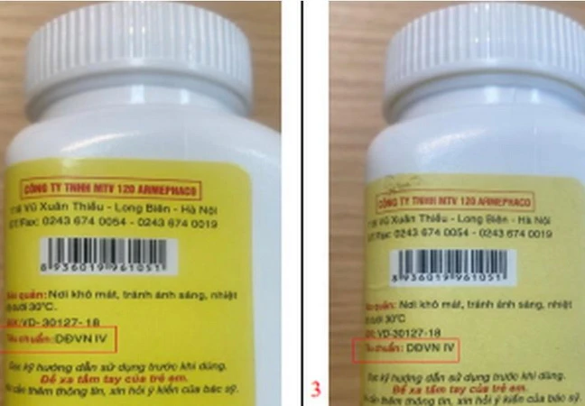 CỤC QUẢN LÝ DƯỢC: THÔNG BÁO VỀ THUỐC GIẢ TE TRACYCLIN thuốc giả Tetracyclin