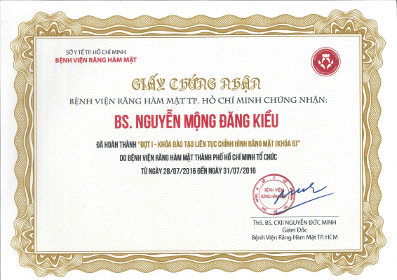 NGUYEN MONG DANG KIEU GIAY CHUNG NHAN NGUYEN MONG DANG KIEU