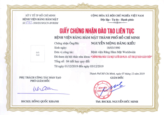 NGUYEN MONG DANG KIEU Bác sĩ Nguyễn Mộng Đăng Kiều
