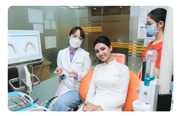 lần hẹn 2 Răng tạm