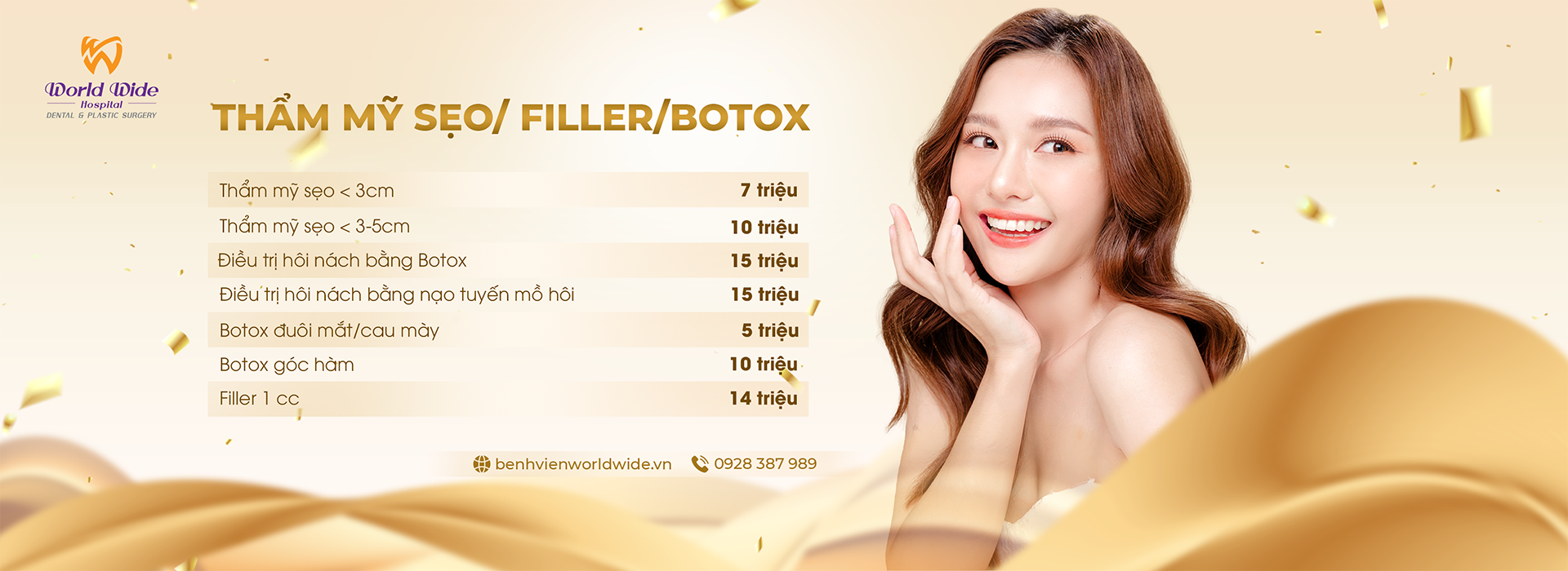 bảng giá filler-botox