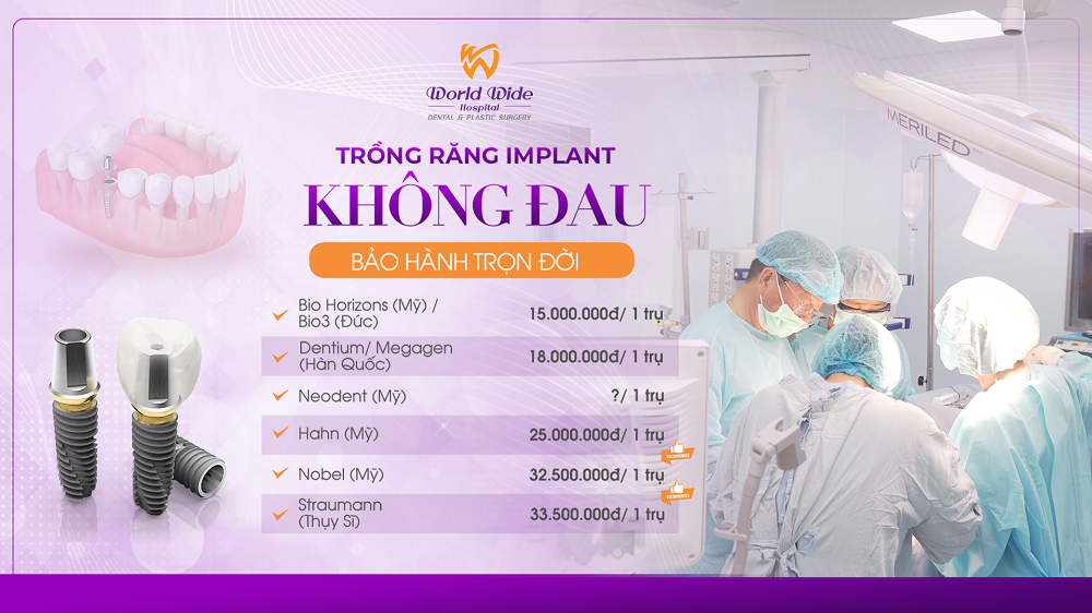 Những điều cần biết về cấy ghép Implant bảng giá implant