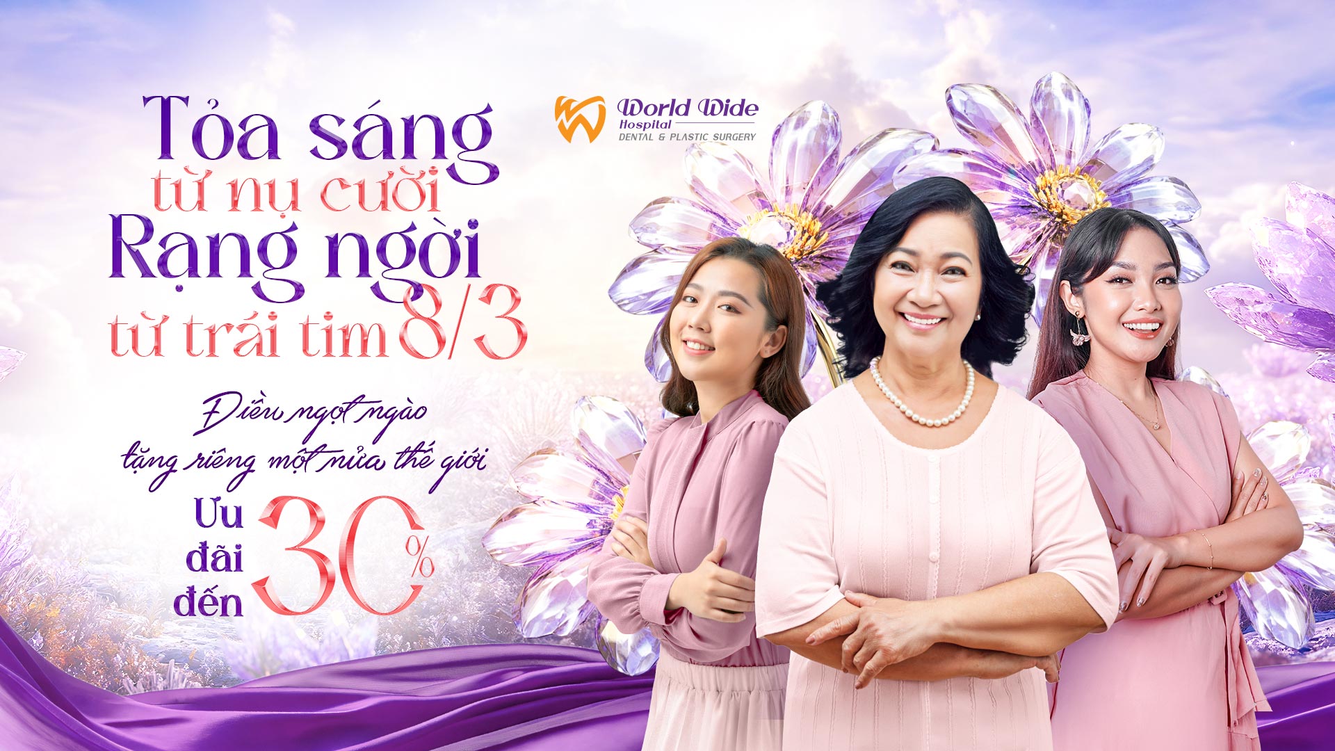TỎA SÁNG TỪ NỤ CƯỜI, RẠNG NGỜI TỪ TRÁI TIM - TÔN VINH MỘT NỬA THẾ GIỚI