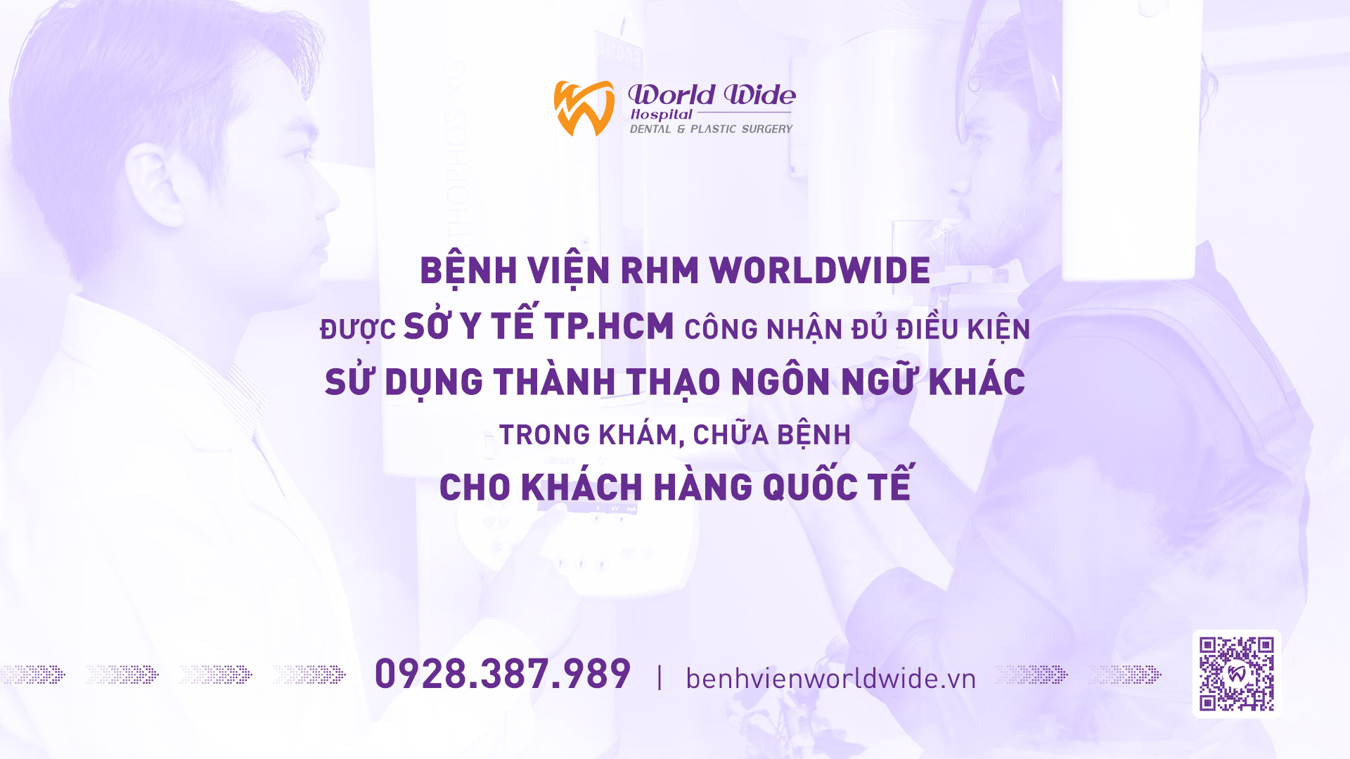 BỆNH VIỆN RHM WORLDWIDE VINH DỰ ĐƯỢC SỞ Y TẾ CÔNG NHẬN ĐỦ ĐIỀU KIỆN KHÁM CHỮA BỆNH CHO NGƯỜI NƯỚC NGOÀI 🌐