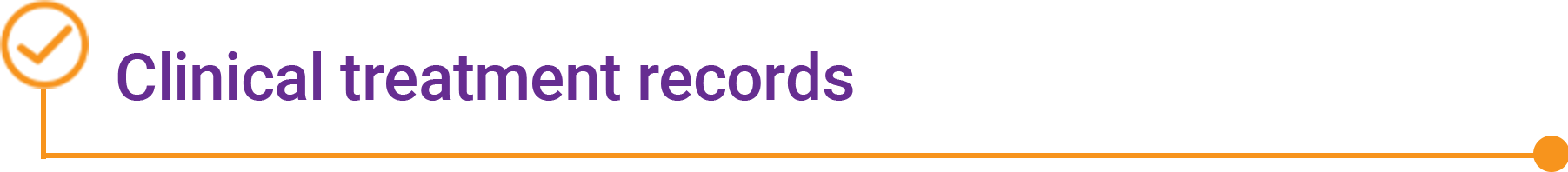 Clinical treatment records