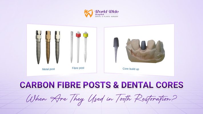 Carbon fibre posts & Dental cores